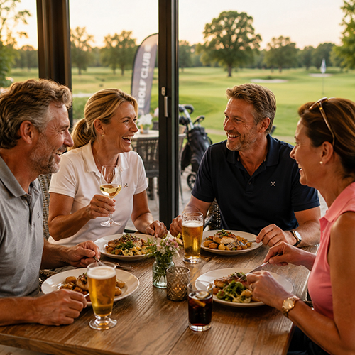 Samen genieten van de dagschotel tijdens de TUI CUP